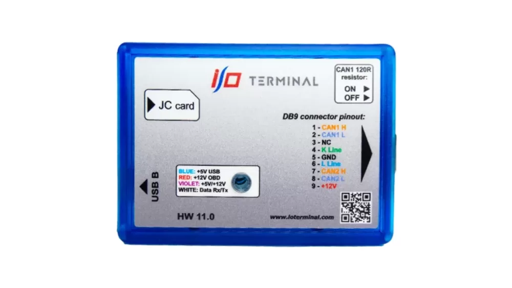 I/O Terminal Hardware 11.0 single simcard interface